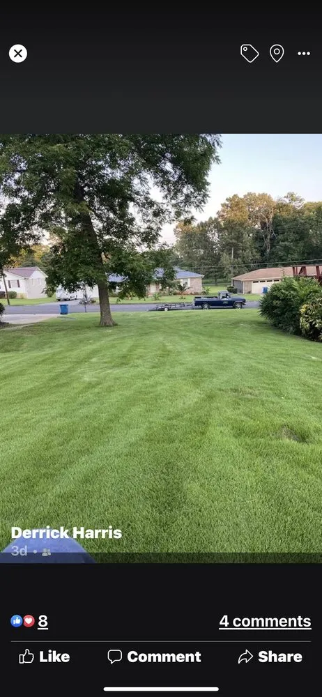 Reliable yard maintenance in Birmingham, AL by Harris Lawn & landscaping