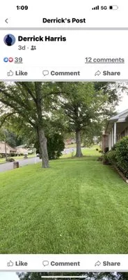 Harris Lawn & landscaping Logo