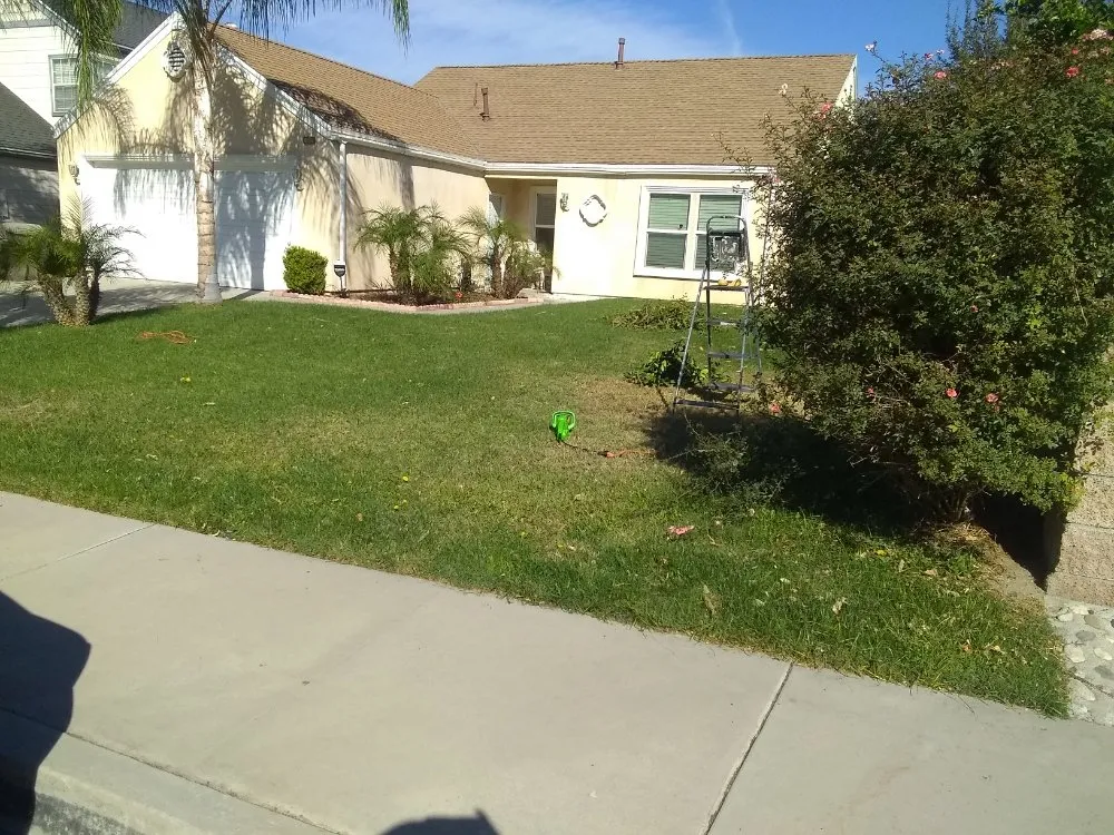 Reliable outdoor landscaping for residential properties in San Bernardino, CA by Harris Window Cleaning Lawn & Gardening Service