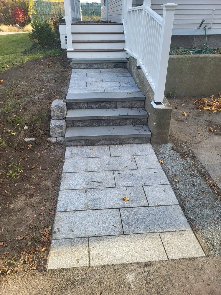 Professional landscape installation in Randolph, MA - Harrison Landcasping