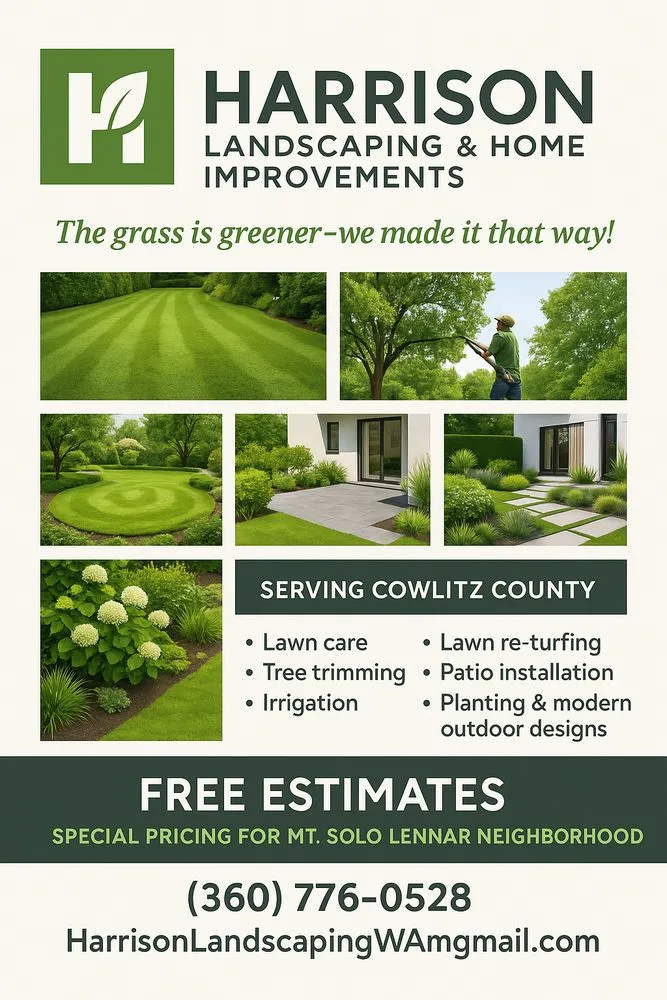 Trusted landscaping services experts serving Longview, WA - Harrison Landscaping & Home Improvements