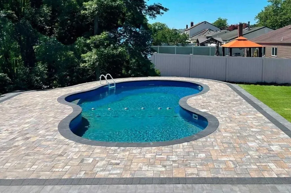 Custom outdoor landscaping for outdoor upgrades in Paterson, NJ by Harrisons Paving and Masonry