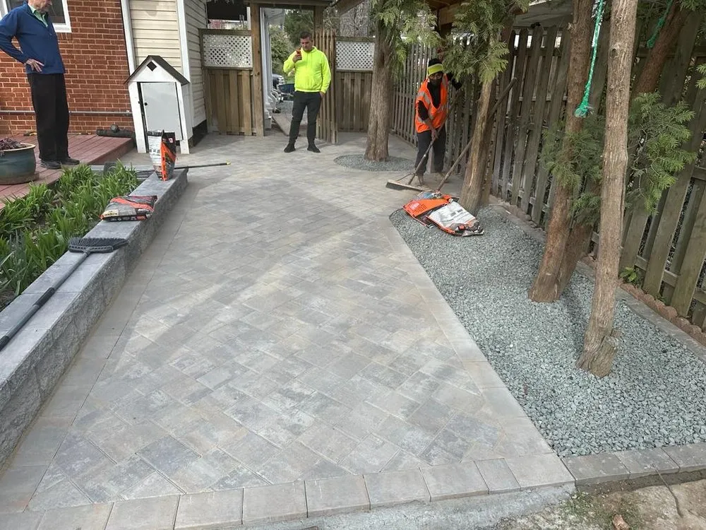 Professional lawn mowing service in Paterson, NJ by Harrisons Paving and Masonry