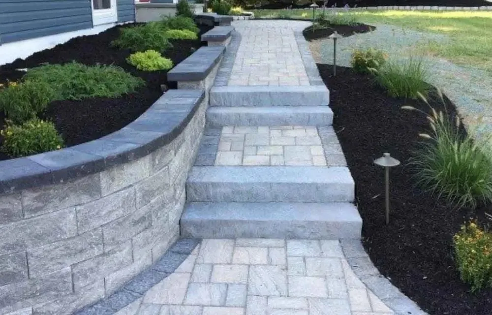 Expert landscape installation in Paterson, NJ by Harrisons Paving and Masonry