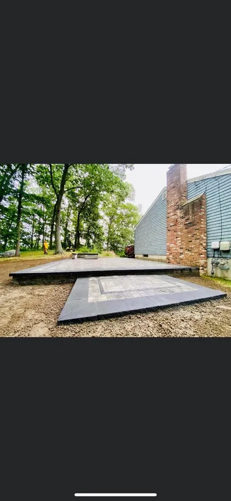 Custom residential landscaping for outdoor upgrades in Paterson, NJ by Harrisons Paving and Masonry