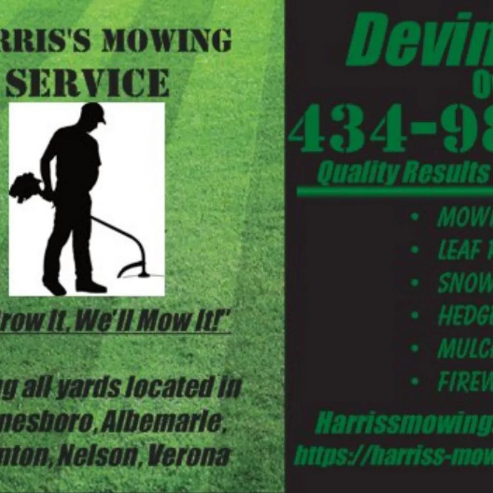 Local outdoor landscaping in Waynesboro, VA by Harris’s Mowing Service