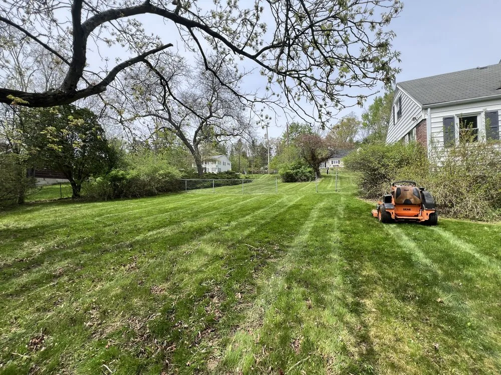 Affordable landscape installation for beautiful yards in Pine City, NY by Hartke Lawn Care