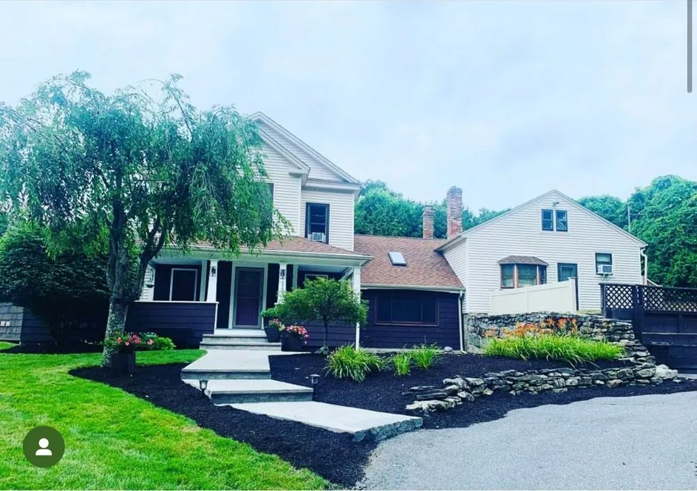 Custom residential landscaping in Hudson, MA by Hartland General Services