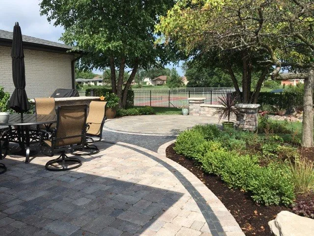 Professional yard cleanup service in Peotone, IL by Hartman Landscape