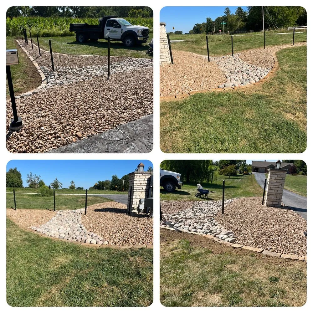 Top-rated garden landscaping in Athens, IL by Hartman Landscaping & Lawncare