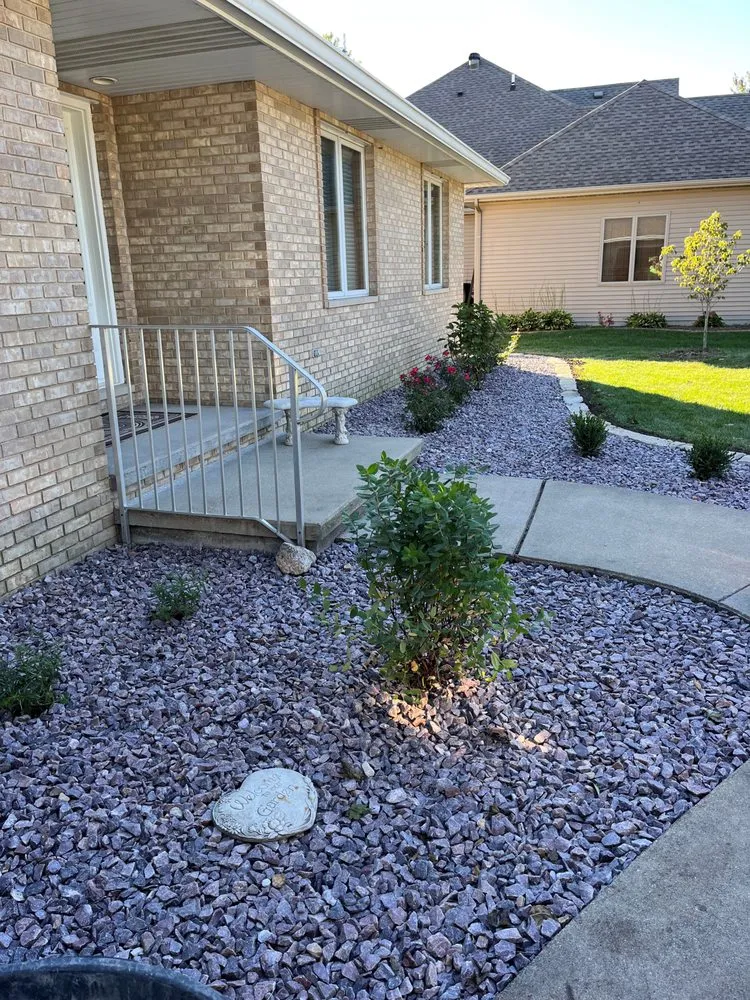 Top-rated outdoor landscaping in Athens, IL by Hartman Landscaping & Lawncare