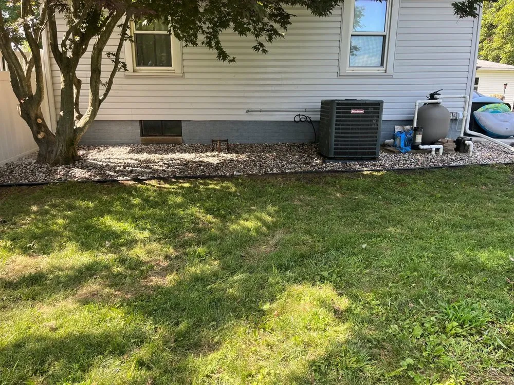 Custom lawn mowing service with custom design across Athens, IL - Hartman Landscaping & Lawncare