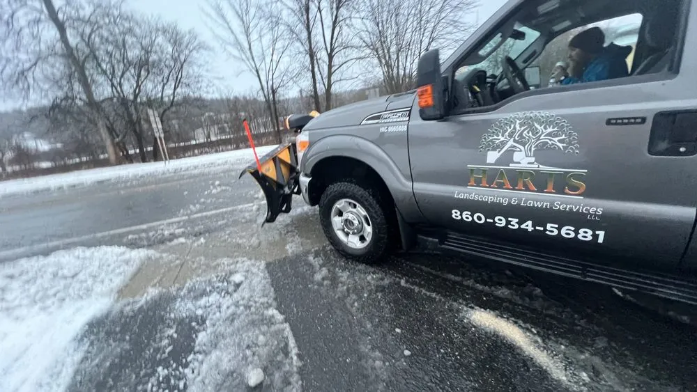 Custom lawn mowing service for outdoor upgrades in Baltic, CT by Harts Landscaping and Lawn Services