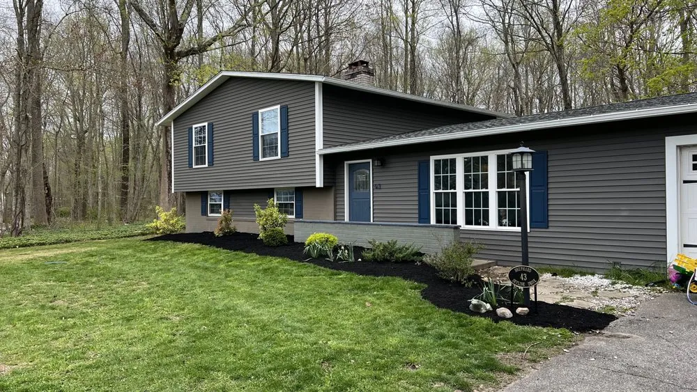 Professional landscape design for beautiful yards in Baltic, CT by Harts Landscaping and Lawn Services