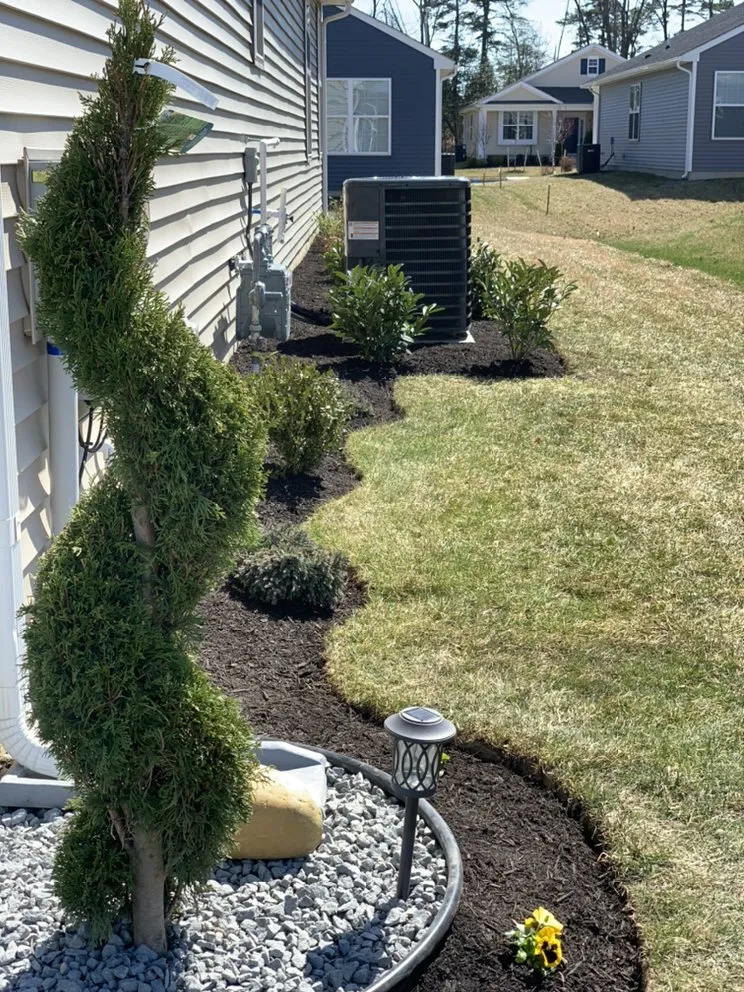 Custom garden landscaping with custom design in Sicklerville, NJ by Hartscapes