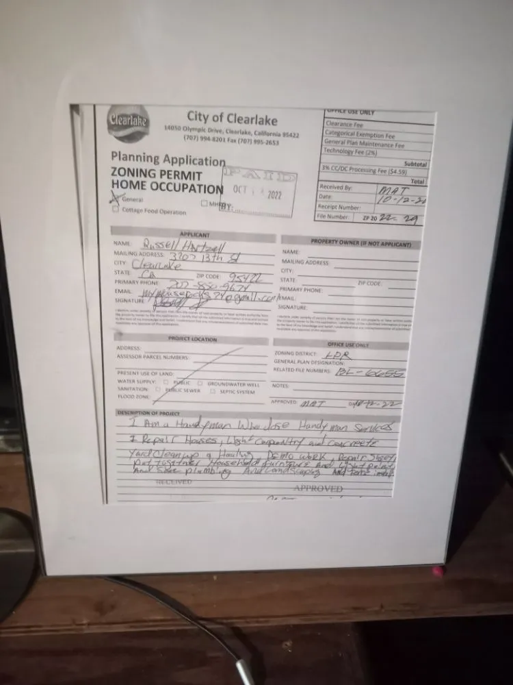 Professional landscaping services near you in Clearlake, CA by Hartzell's Handyman Services