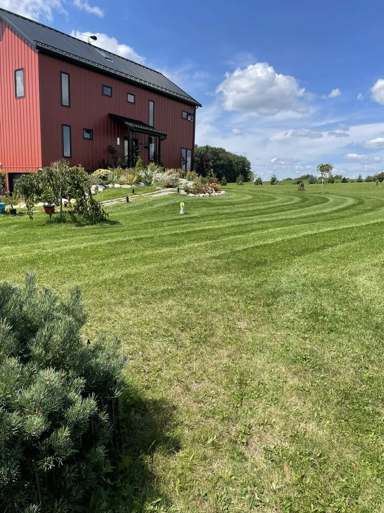 Local landscape installation in Caledonia, NY by Harvest Creek Lawn Care