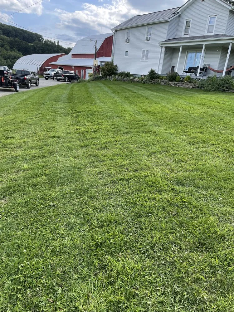 Trusted outdoor landscaping for residential properties in Caledonia, NY by Harvest Creek Lawn Care