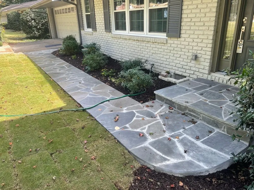 Top-rated landscape installation in Alpharetta, GA by Harvest Landscape and Construction