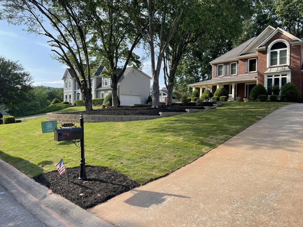 Local outdoor landscaping in Alpharetta, GA - Harvest Landscape and Construction