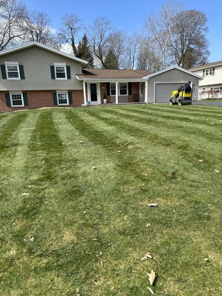 Professional residential landscaping experts serving Webster, NY - Harvest Walk Lawn Rolling & Aeration