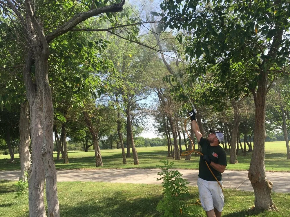 Trusted outdoor landscaping for year-round maintenance in El Reno, OK by Harvey Lawn & Landscape