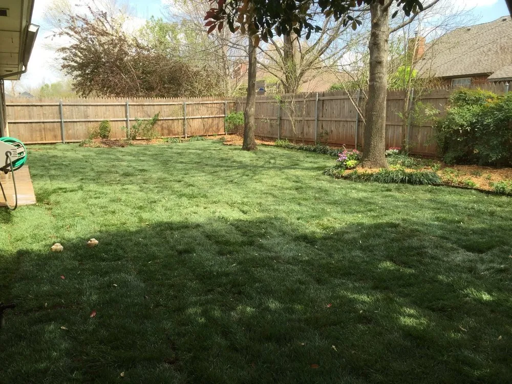 Custom yard maintenance in El Reno, OK by Harvey Lawn & Landscape