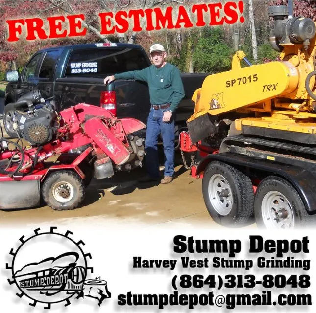 Custom lawn mowing service in Taylors, SC - Harvey Vest Stump Grinding
