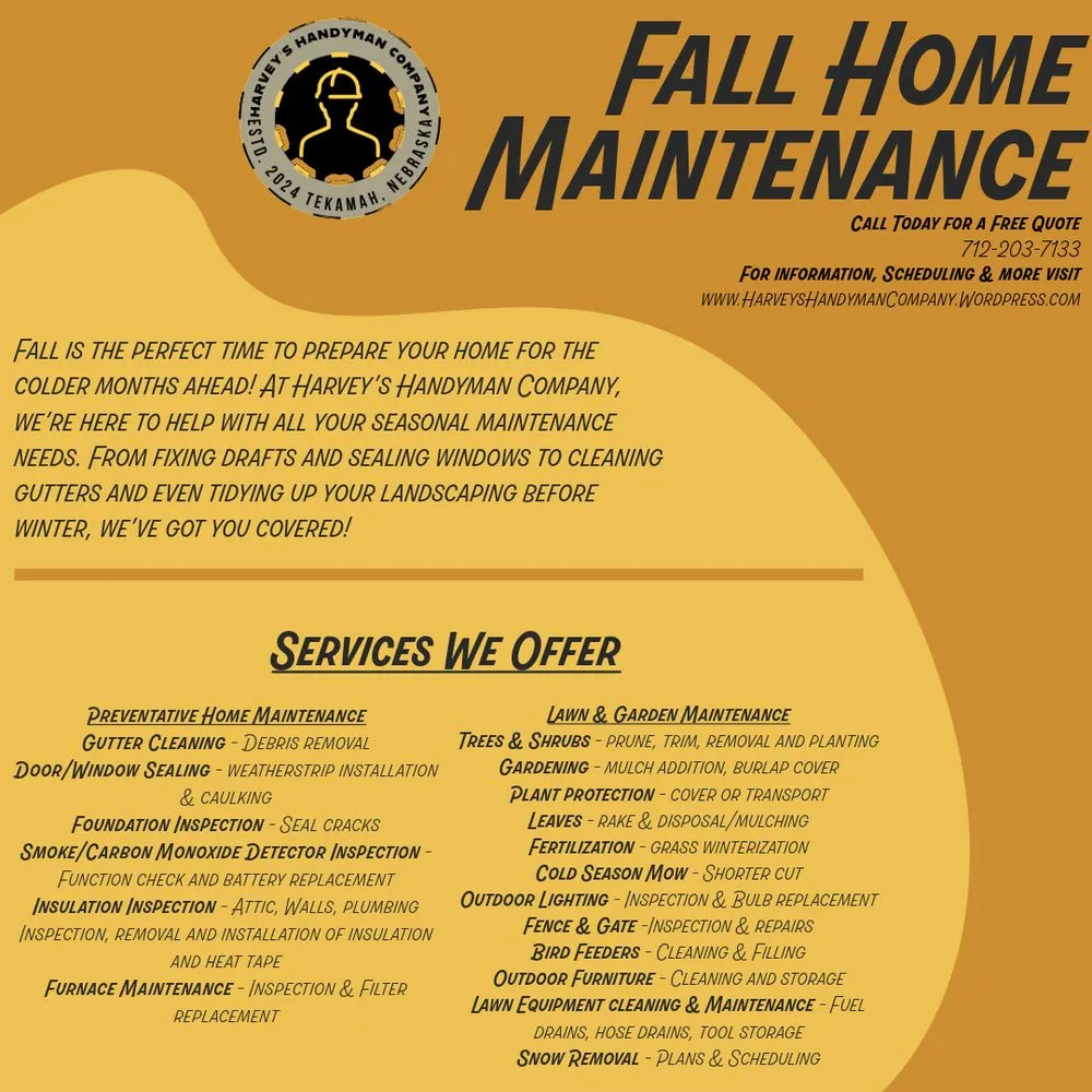 Affordable residential landscaping near you in Tekamah, NE by Harvey’s Handyman Company