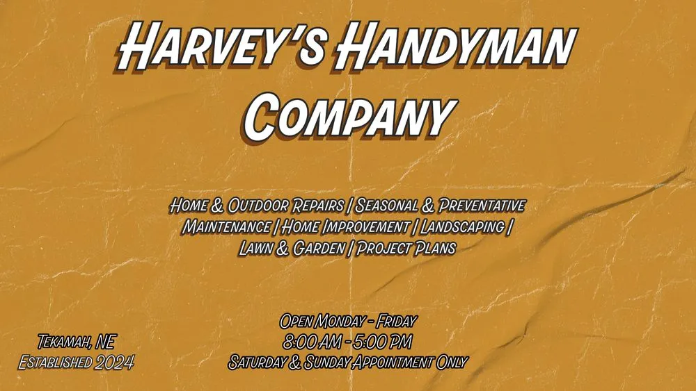 Reliable landscape design for year-round maintenance across Tekamah, NE - Harvey’s Handyman Company