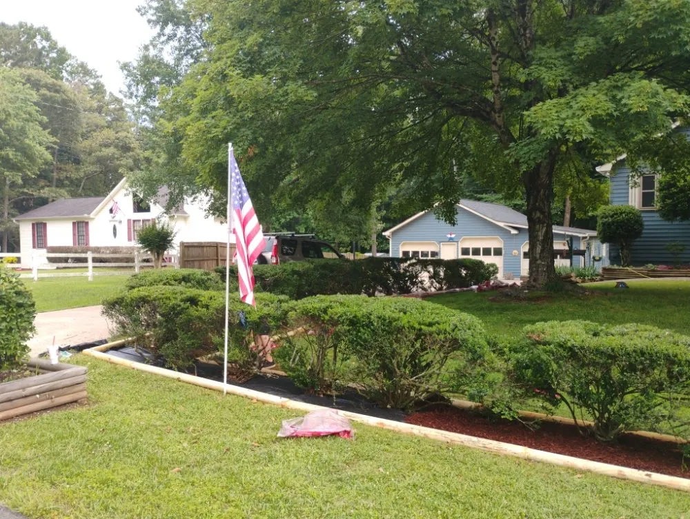 Affordable landscape design near you in Ball Ground, GA by Hatermade Lawn Care and Mobile Detailing