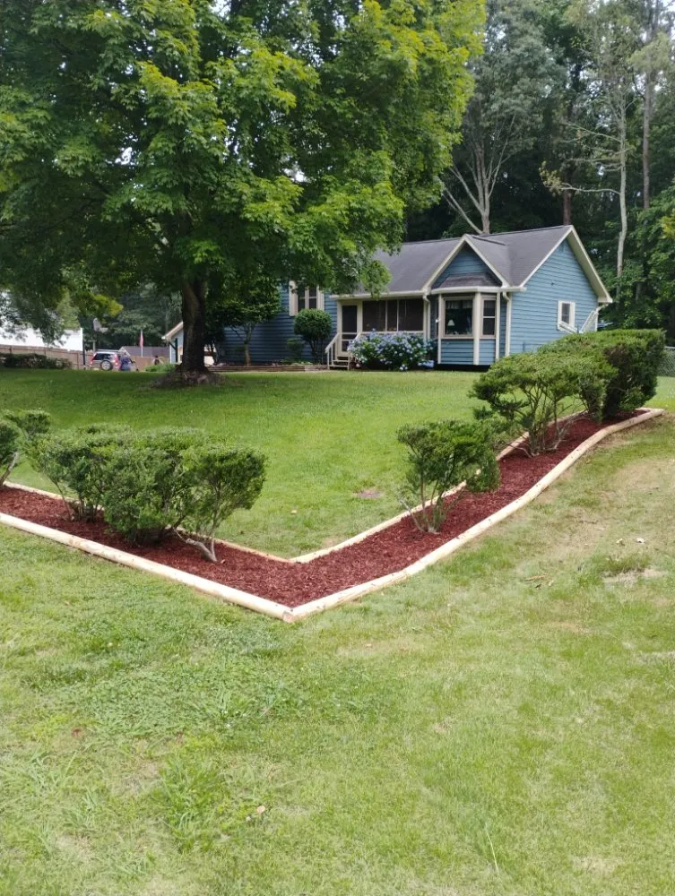 Affordable garden landscaping for homes in Ball Ground, GA by Hatermade Lawn Care and Mobile Detailing
