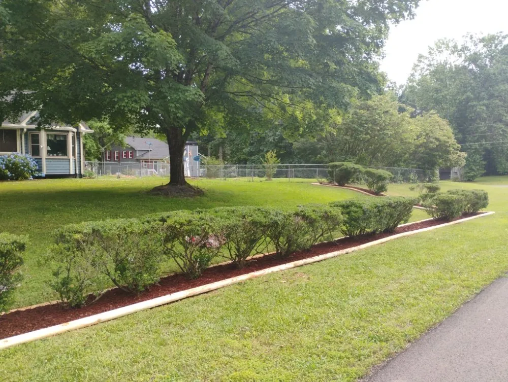 Professional outdoor landscaping in Ball Ground, GA by Hatermade Lawn Care and Mobile Detailing