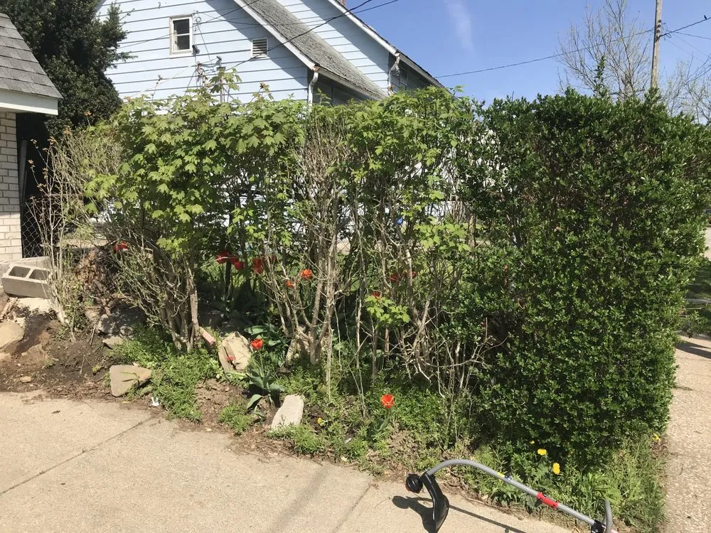 Custom garden landscaping for beautiful yards in Cleveland, OH by Hatfields Lawn Care