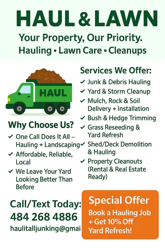 Custom landscaping services with custom design across Alburtis, PA - Haul & Lawn