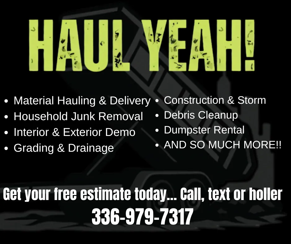 Affordable lawn mowing service in Winston-Salem, NC - Haul Yeah