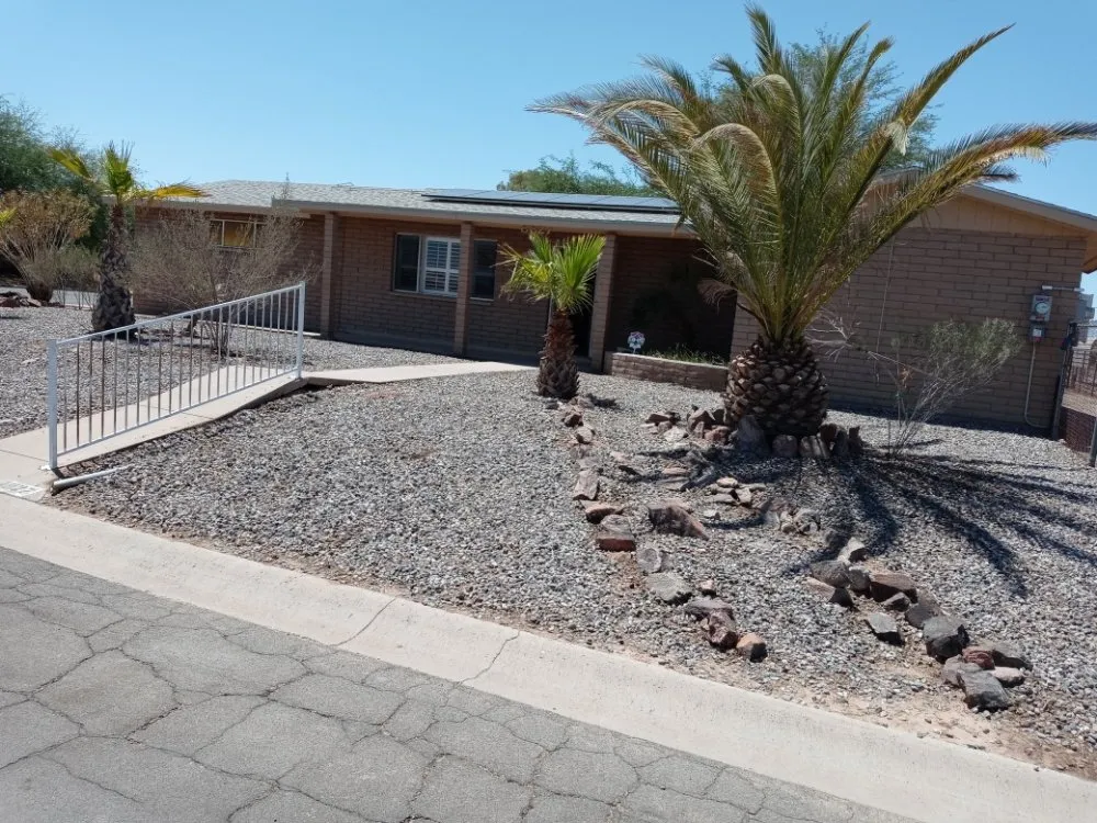 Professional residential landscaping for residential properties in Arizona City, AZ by Hauling & Landscape Service