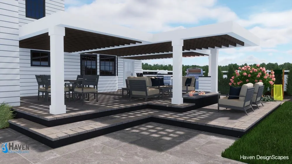 Custom yard maintenance with custom design across Waxhaw, NC - Haven Design Scapes