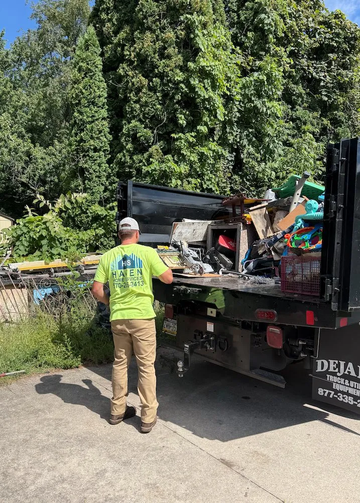 Custom landscape design for year-round maintenance in Dallas, PA by Haven Home Services