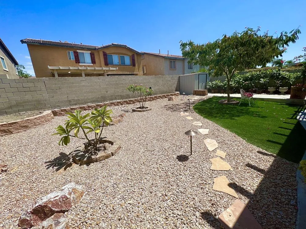 Expert lawn mowing service for outdoor upgrades in Victorville, CA by Haven Landscaping