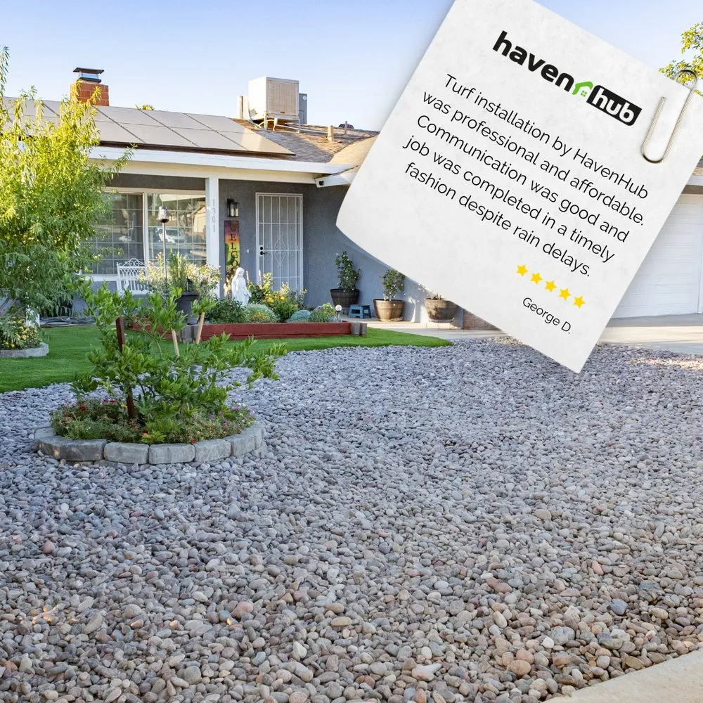 Affordable landscaping services for beautiful yards in Fresno, CA by HavenHub
