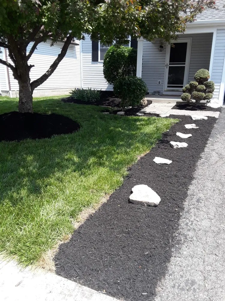 Custom landscape installation in Urbana, OH by Haver-Rosales LLC