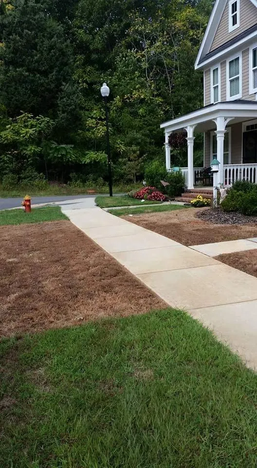 Custom landscape installation in Pittsboro, NC by Haw River Landcaping