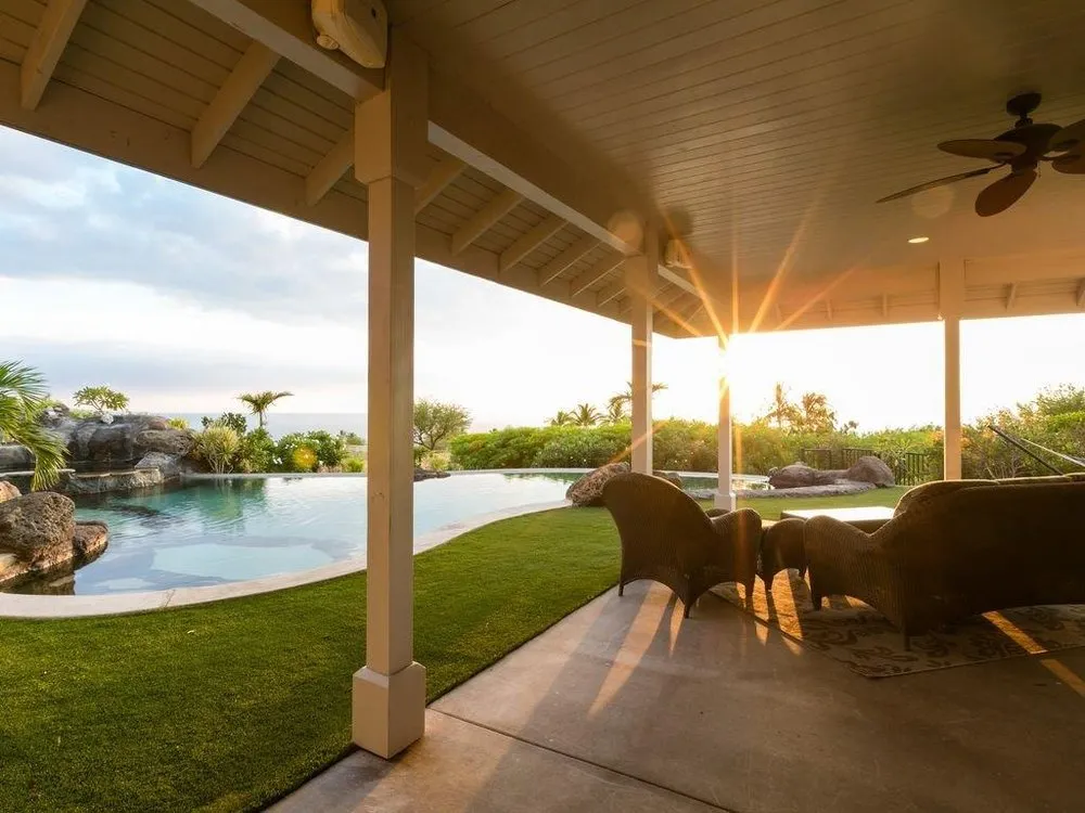 Professional outdoor landscaping in Waimea, HI by Hawaii Dreamturf