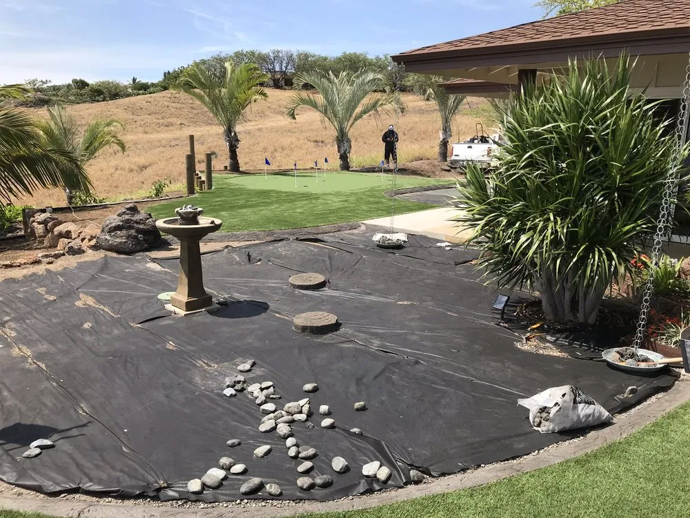 Custom residential landscaping for beautiful yards in Waimea, HI by Hawaii Dreamturf