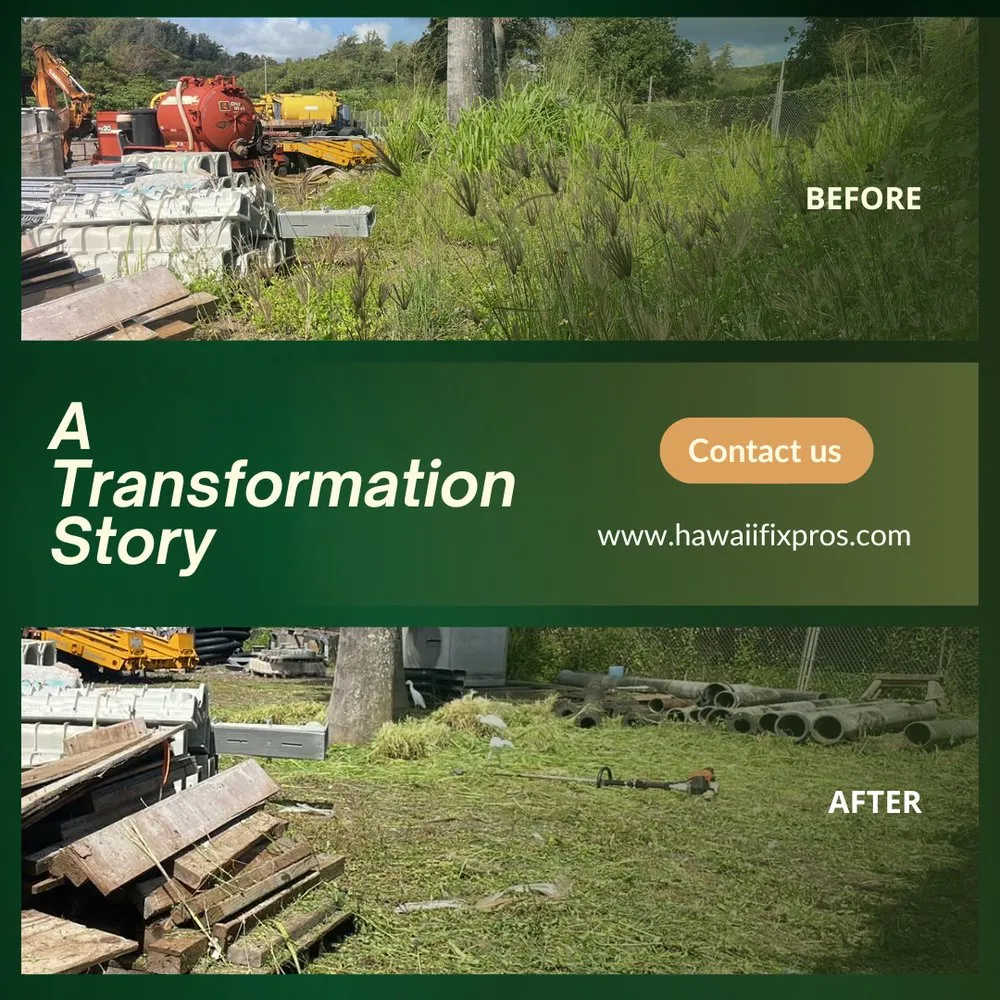 Professional yard maintenance for year-round maintenance across Honolulu, HI - Hawaii Fix Pros