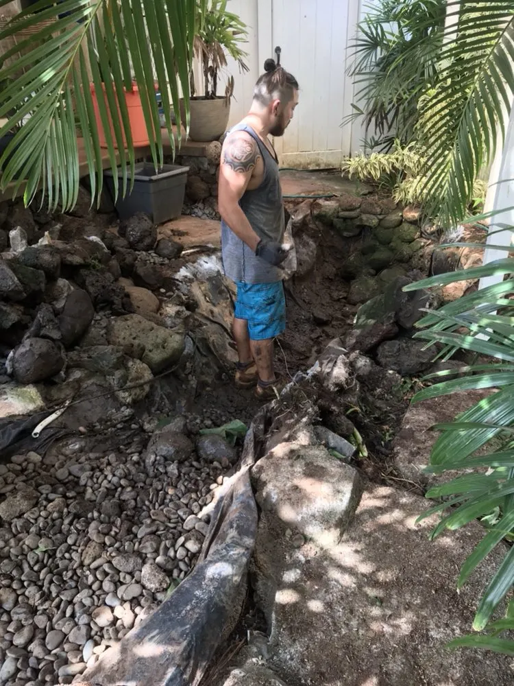 Custom landscaping services with custom design in Honolulu, HI by Hawaii Koi & Ponds