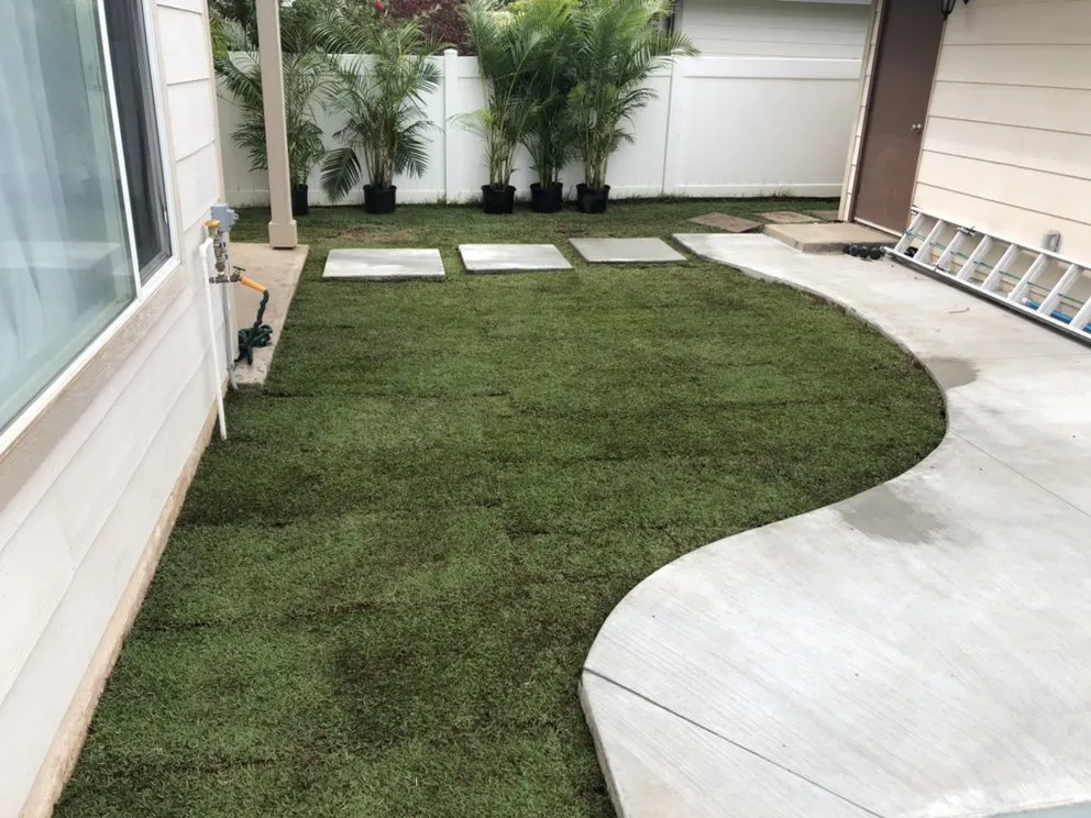 Custom landscape installation in Mililani, HI - Hawaii Scenescape