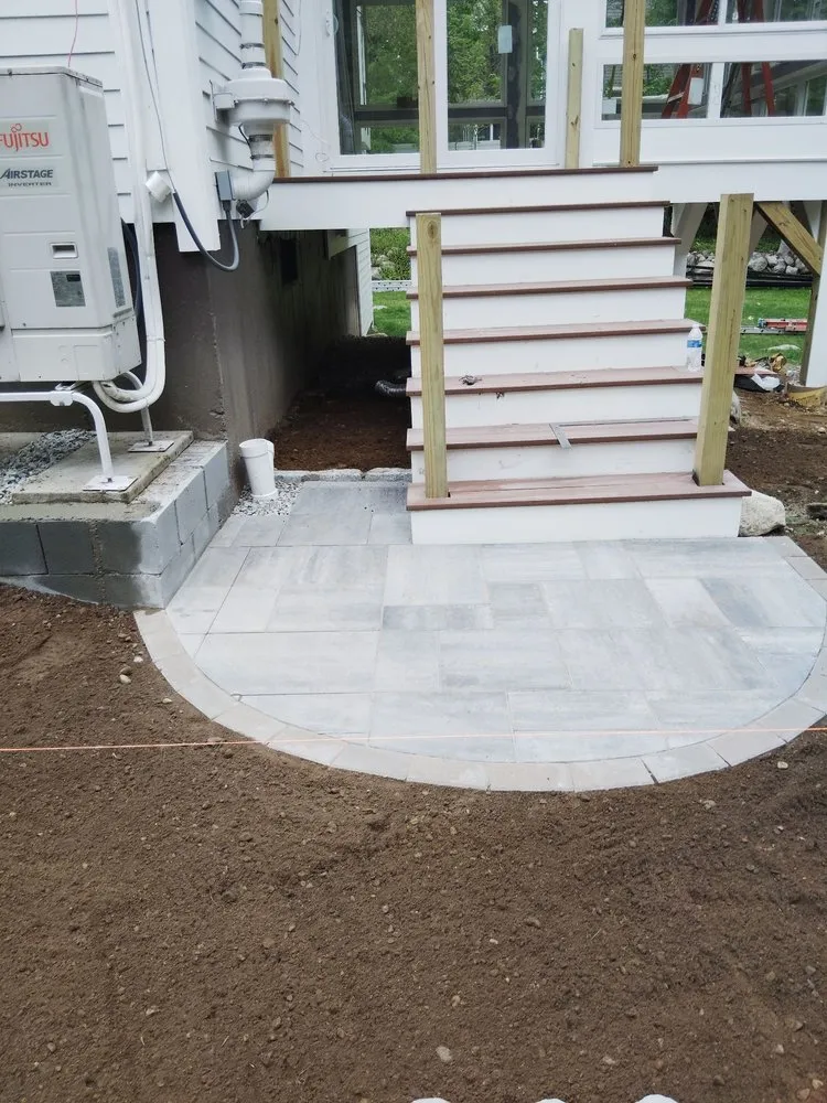 Local landscape installation in Marshfield, MA - Hawk Landscape