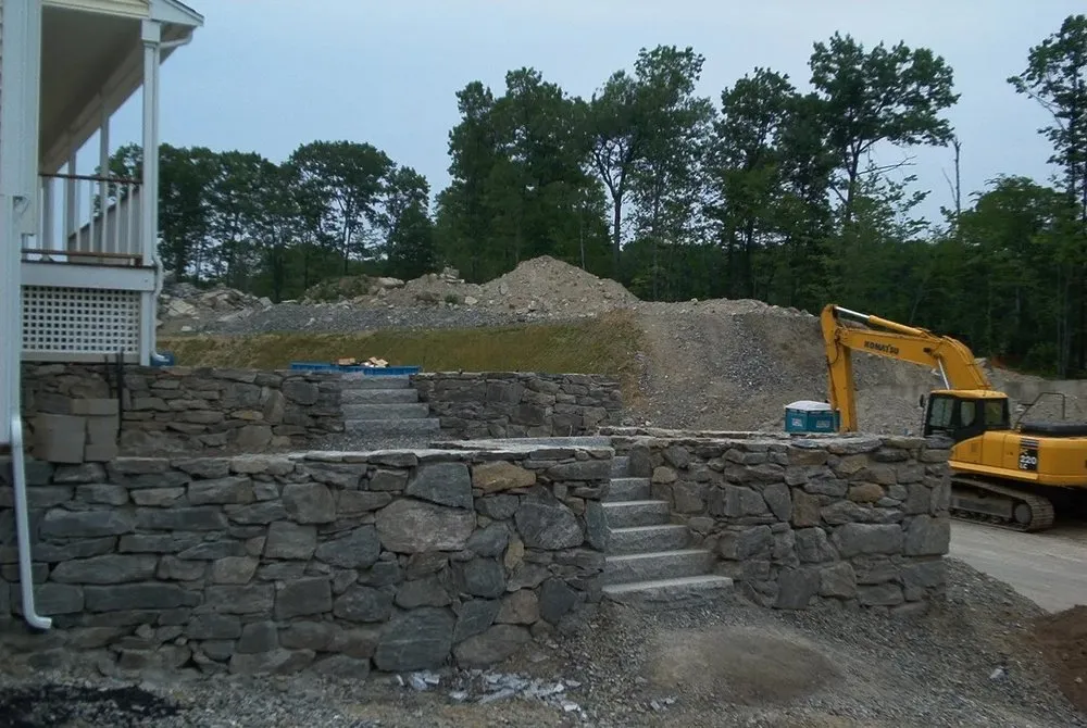 Custom landscape design in Ashland, MA by Hawkeye Landscape